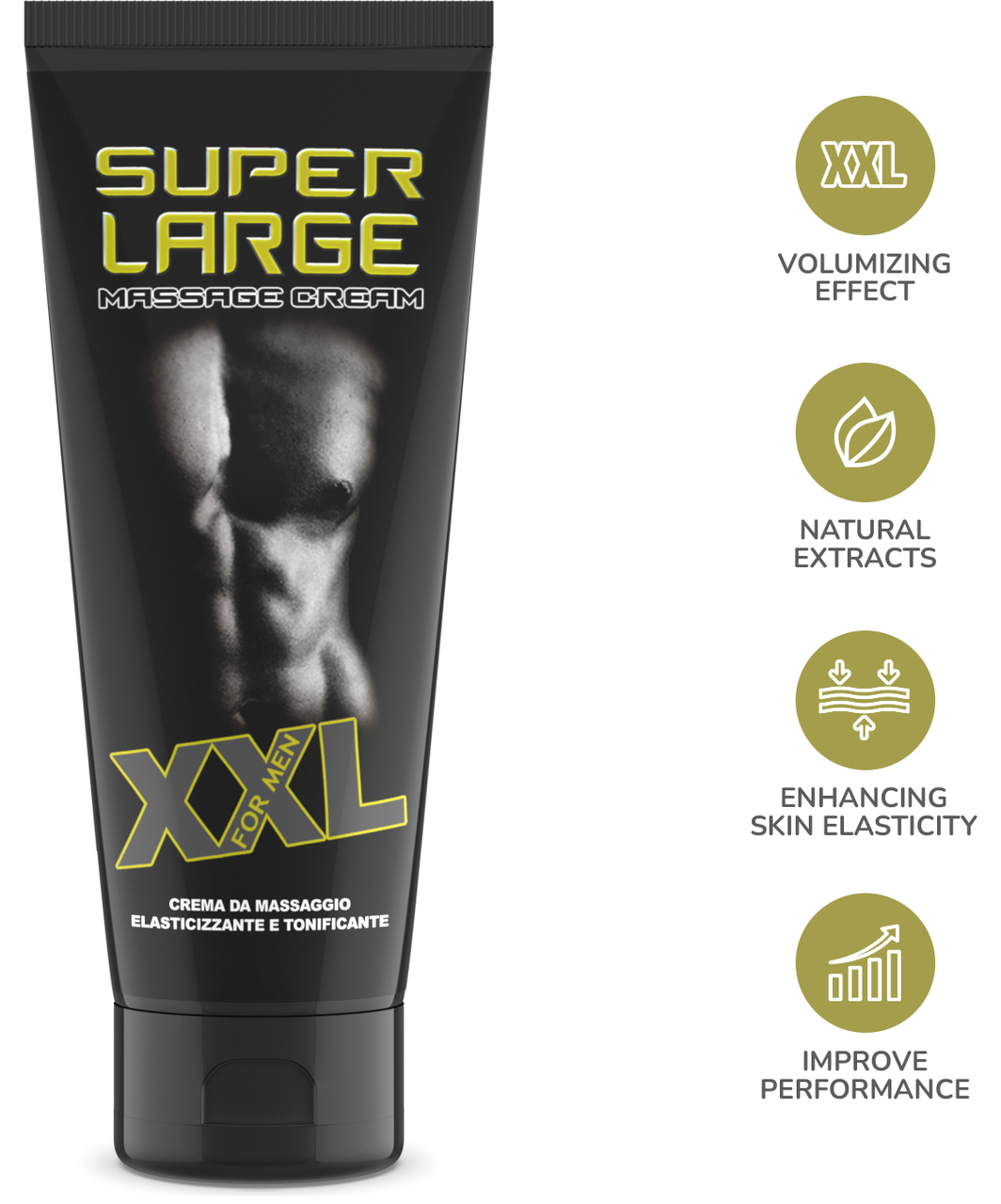 IntimateLine Super Large intymaus masažo kremas erekcijos stiprinimui 75 ml