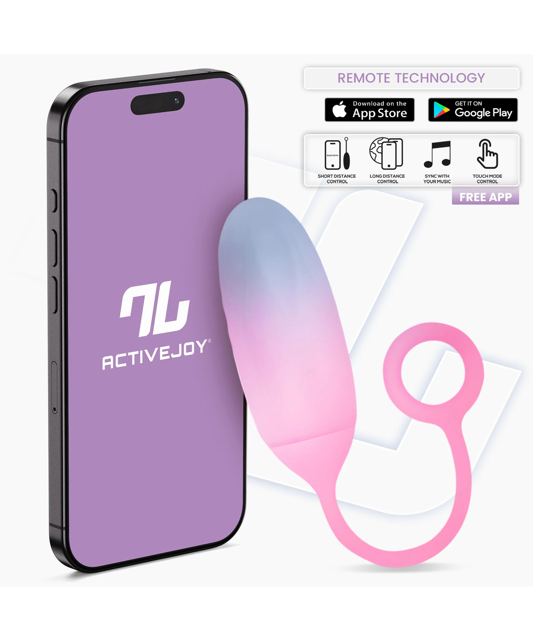 INTOYOU Dawn App-controlled Vibrating Egg