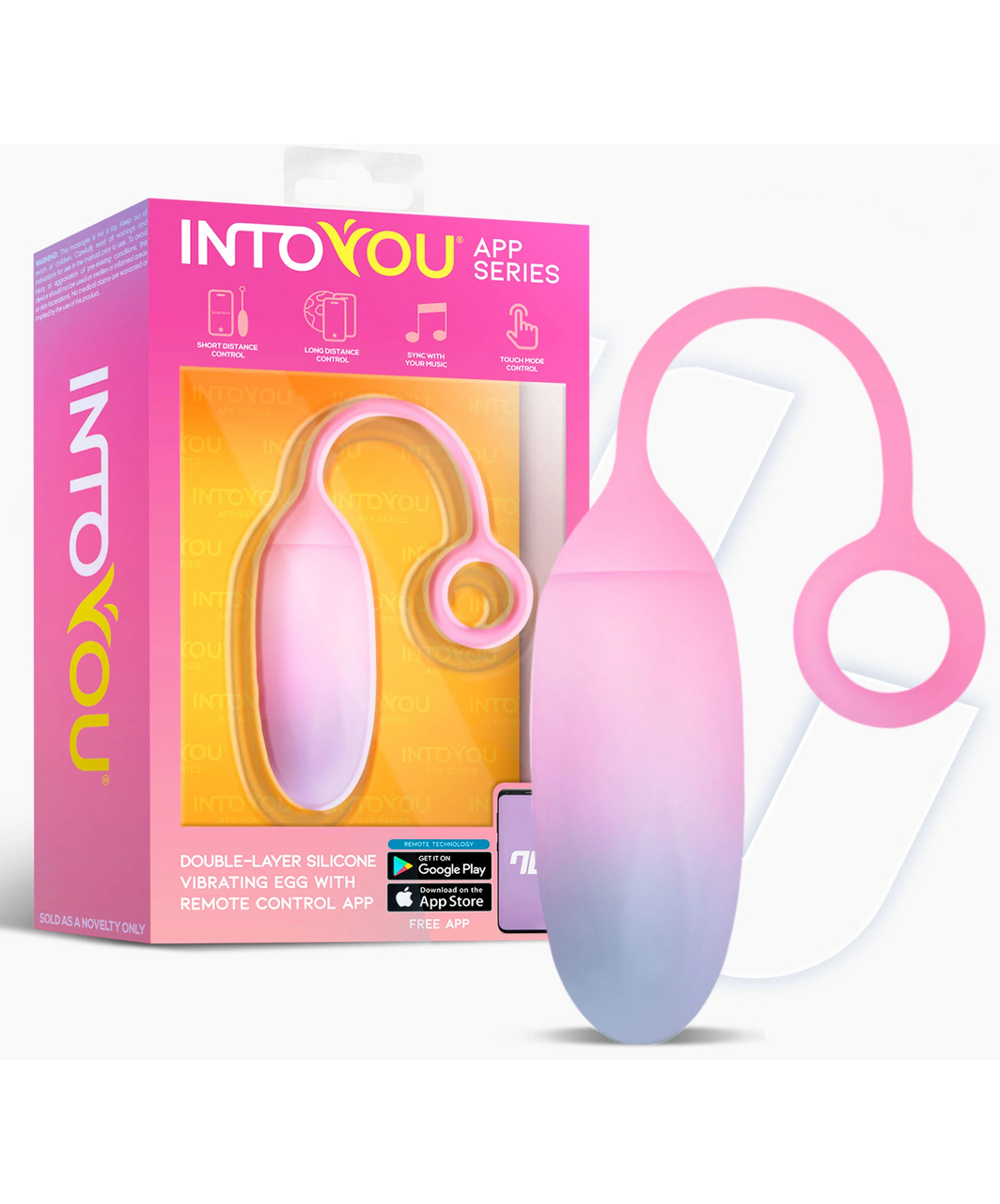INTOYOU Dawn App-controlled Vibrating Egg