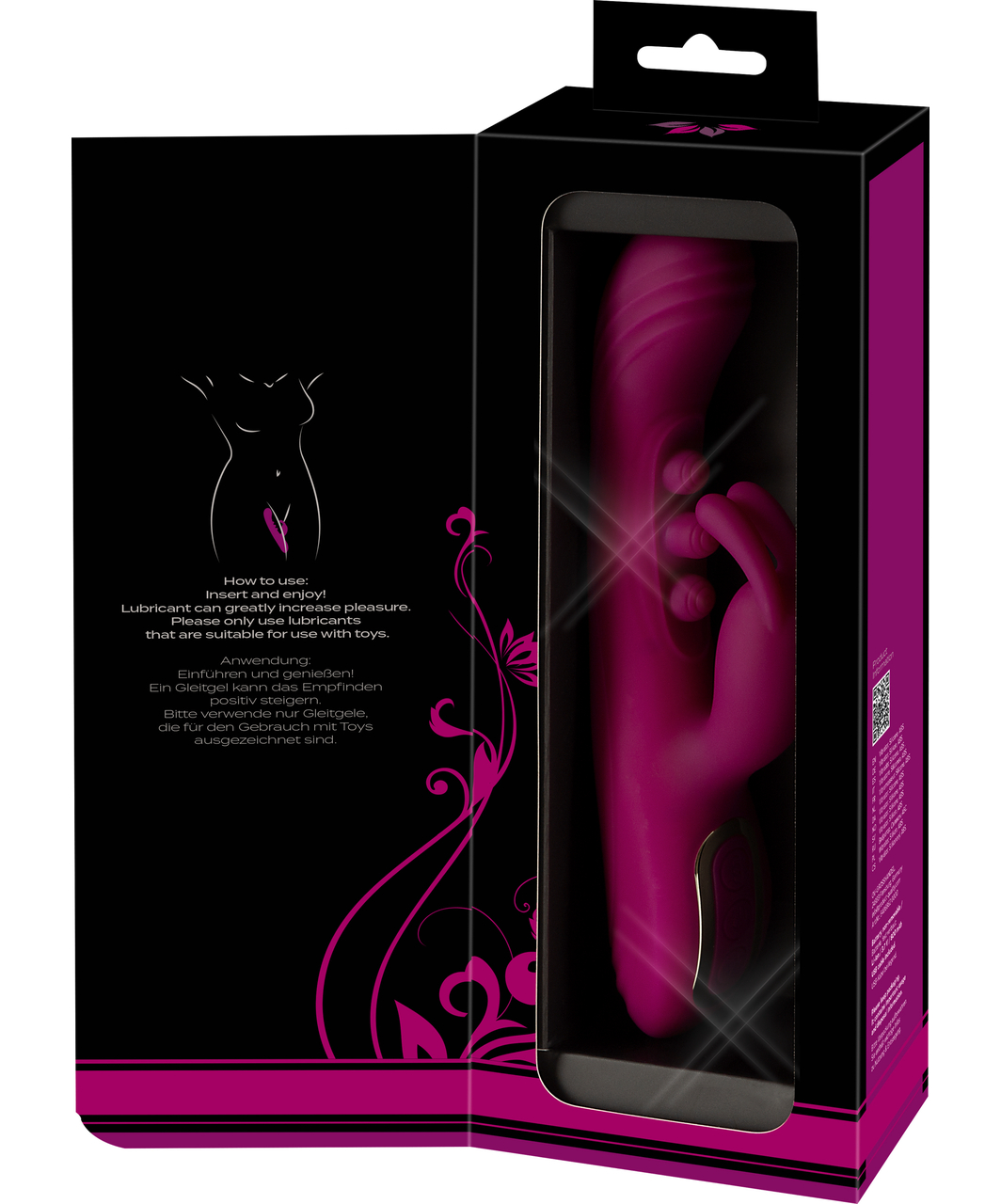 Javida Triple-Tapping vibrators ar klitora stimulatoru