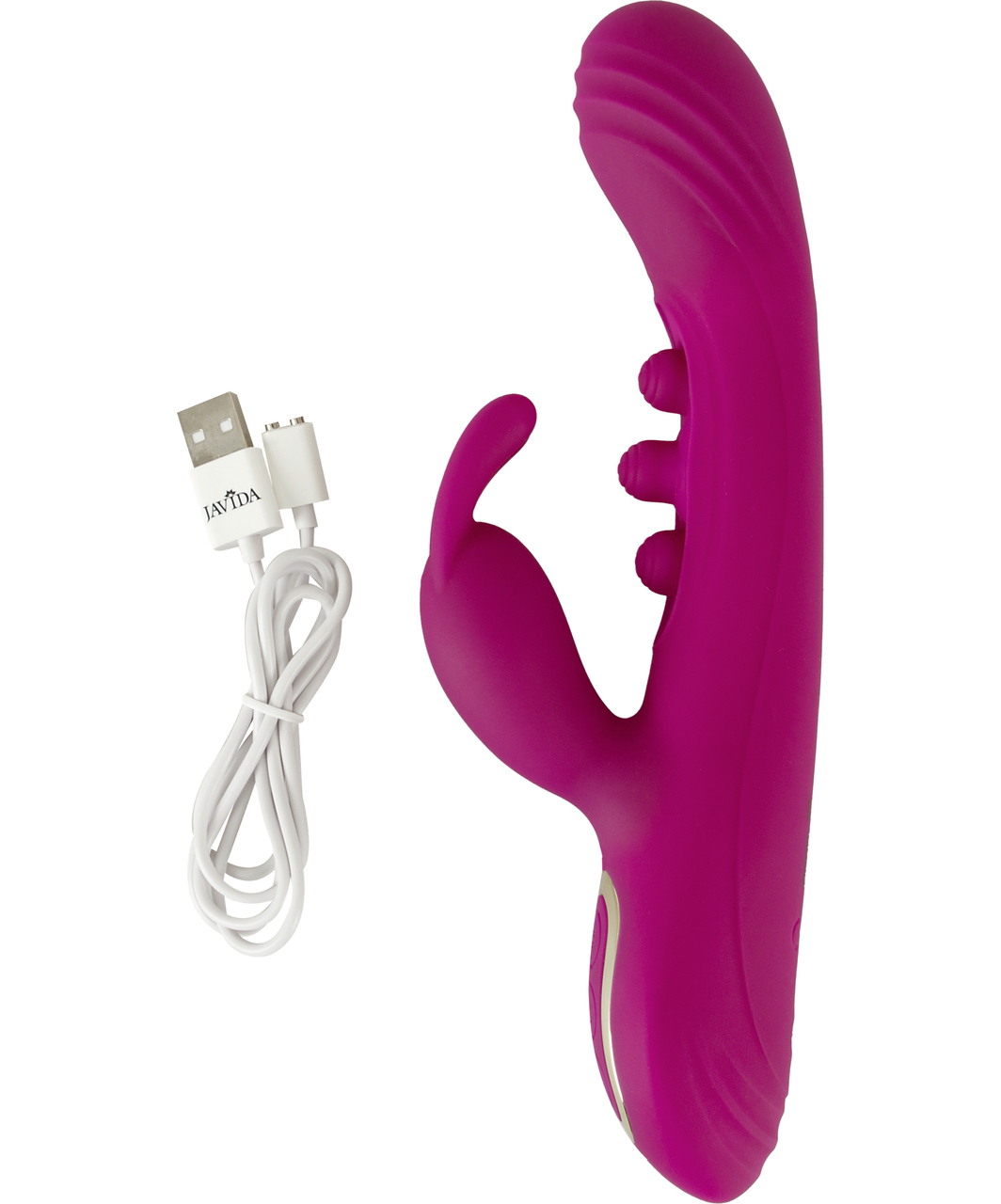 Javida Triple-Tapping vibrators ar klitora stimulatoru