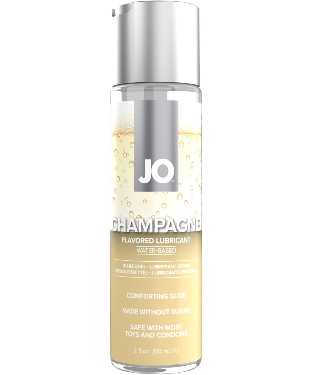 JO Sweet & Bubbly Flavored Water-Based Lubricant Set (2 x 60 ml)