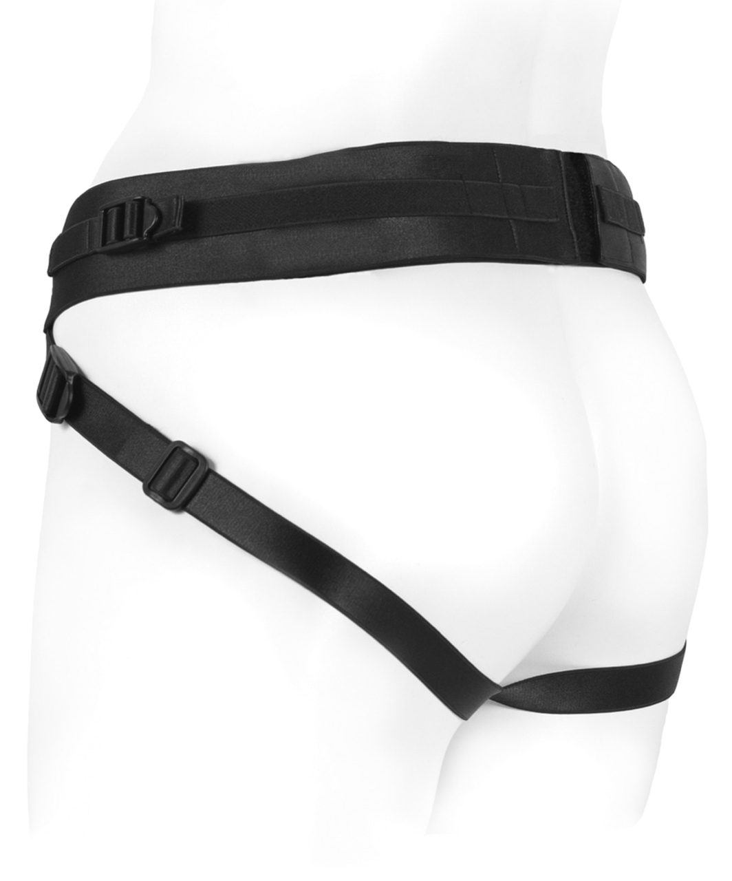 SpareParts HardWear Joque Black Double Strap Harness