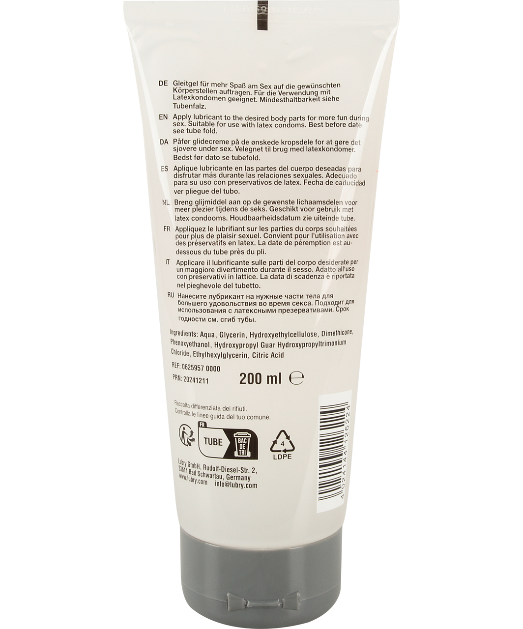 Just Glide Performance lubrykant (200 ml)