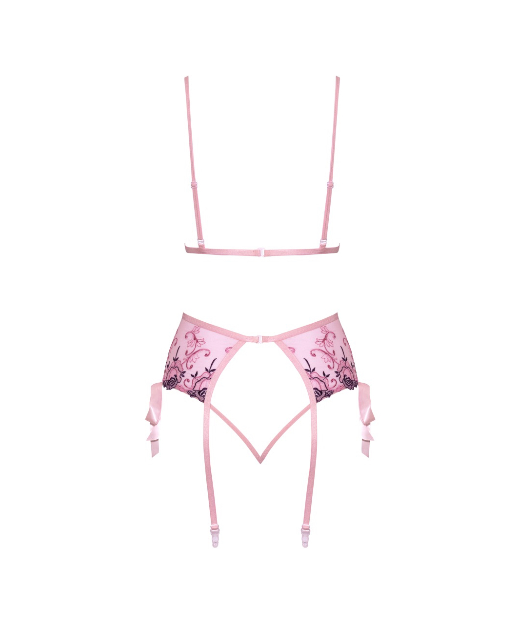 kissable Arose Me pink lingerie set