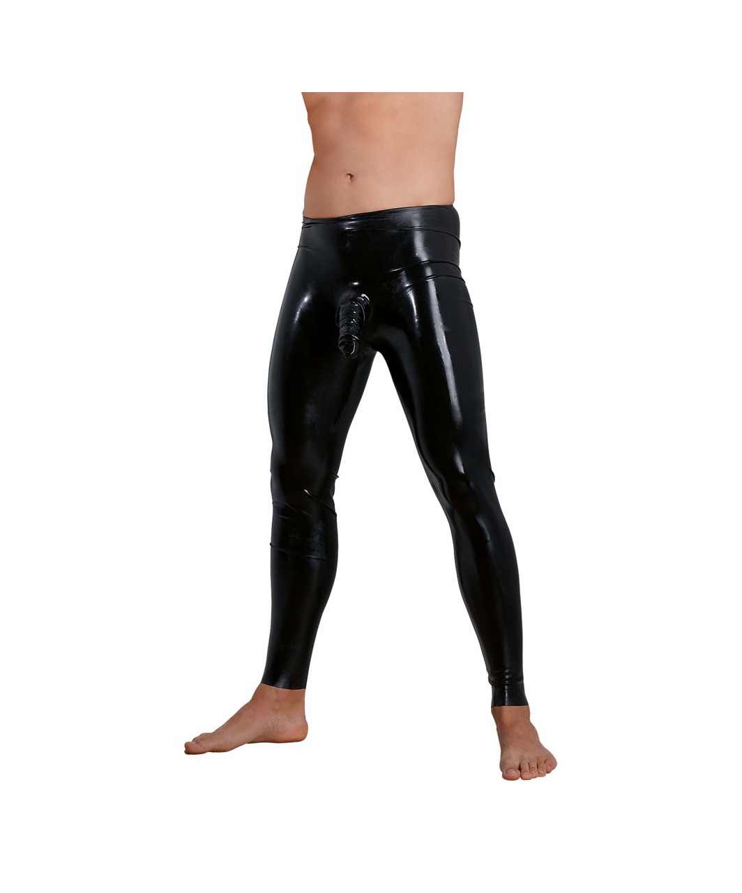 Late X Latex Pants with Penis Sleeve