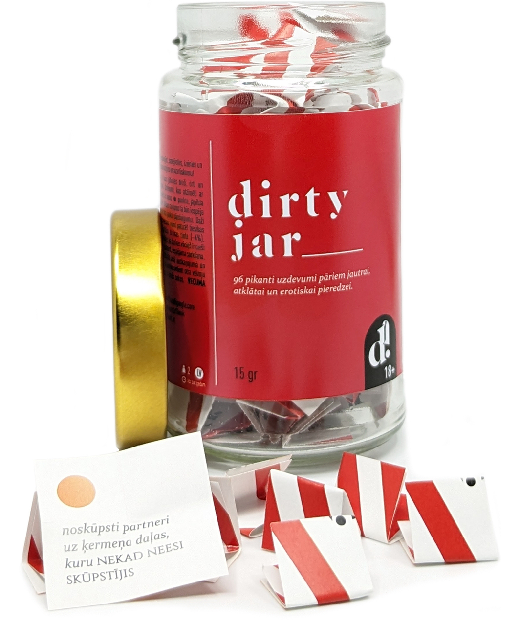 Latvian StuffBook Dirty Jar spēle pāriem