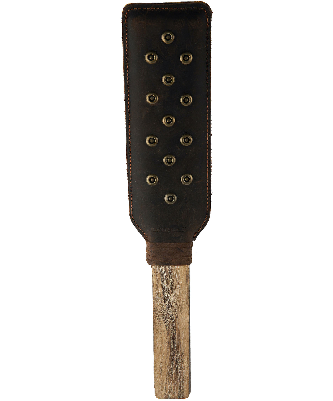 LODBROCK brown leather paddle