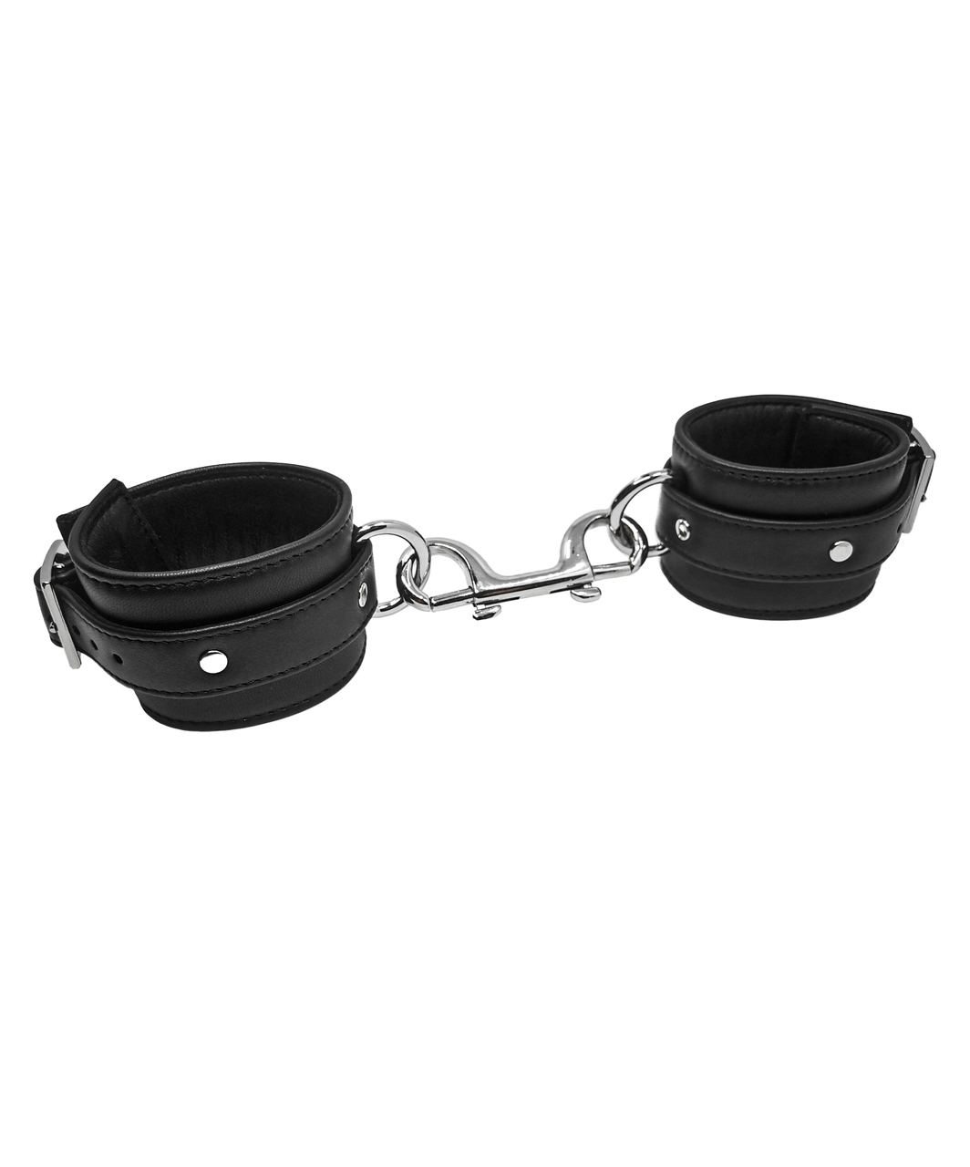 SexyStyle black leather wrist cuffs