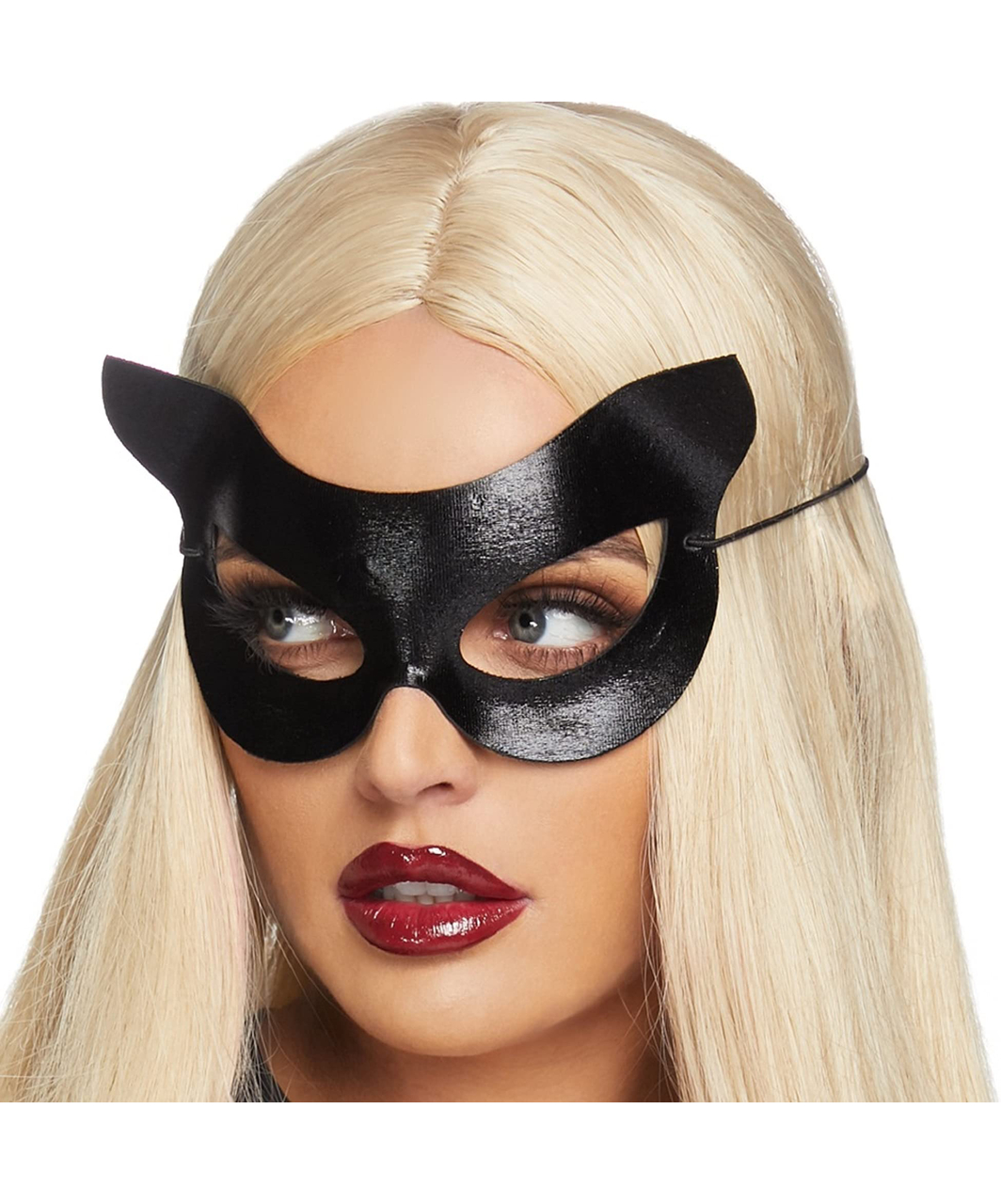 Leg Avenue Vinyl Wet Look Cat Eye Mask