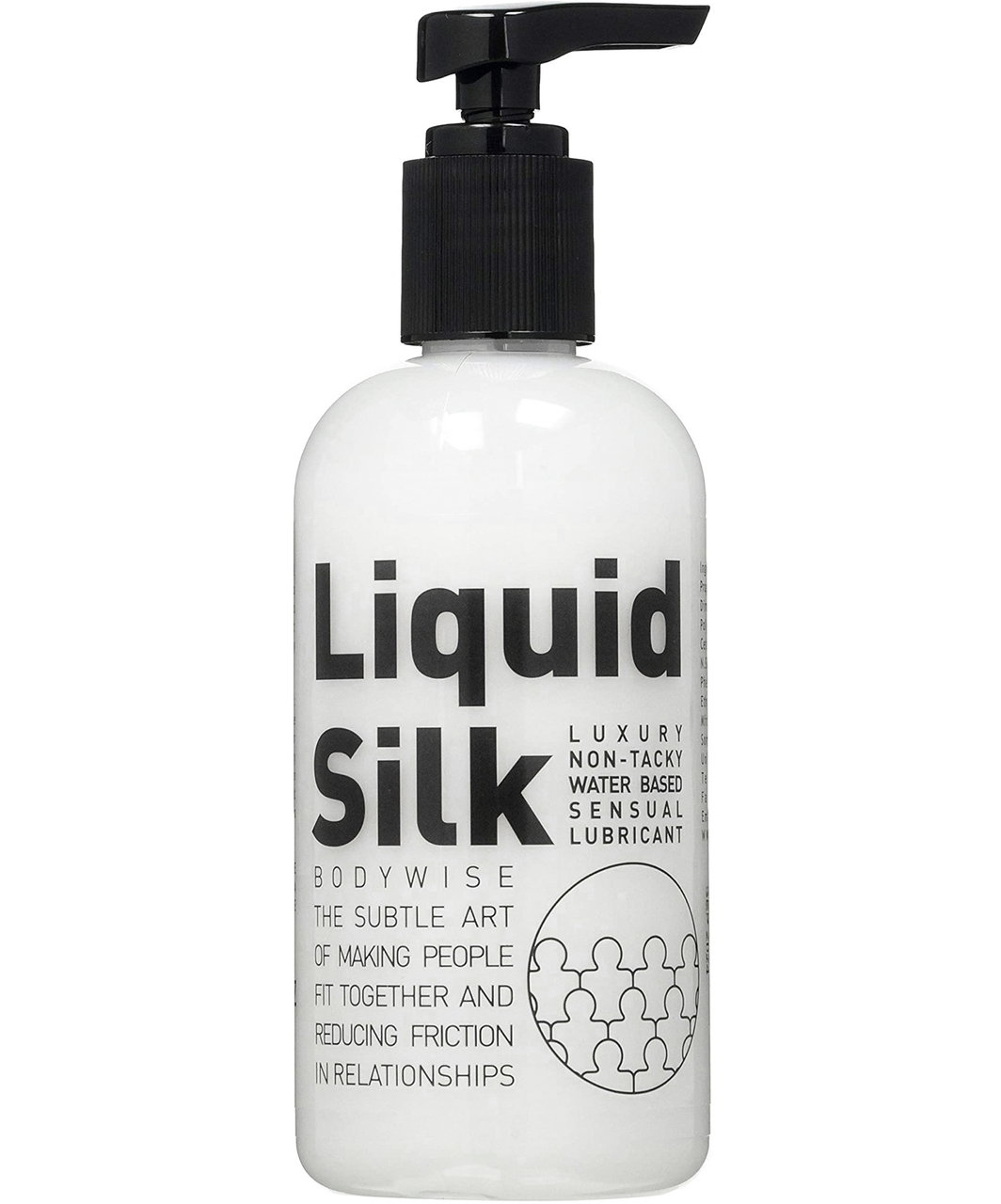 Liquid Silk Vandens ir silikono hibridinis asmeninis lubrikantas (50 / 250 ml)