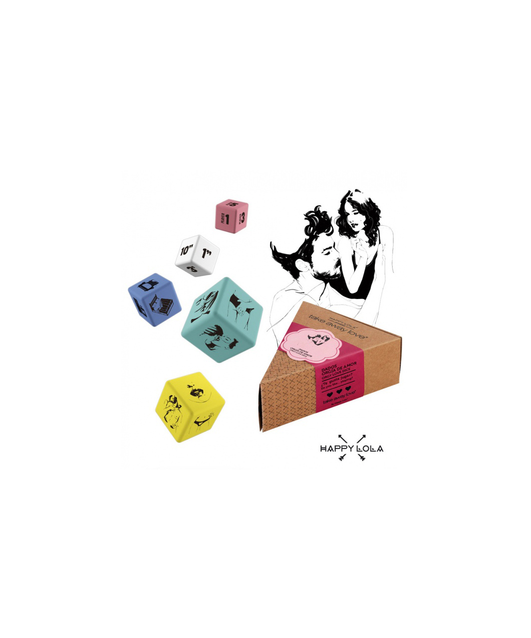 Happy Lola Orgy Love Dice