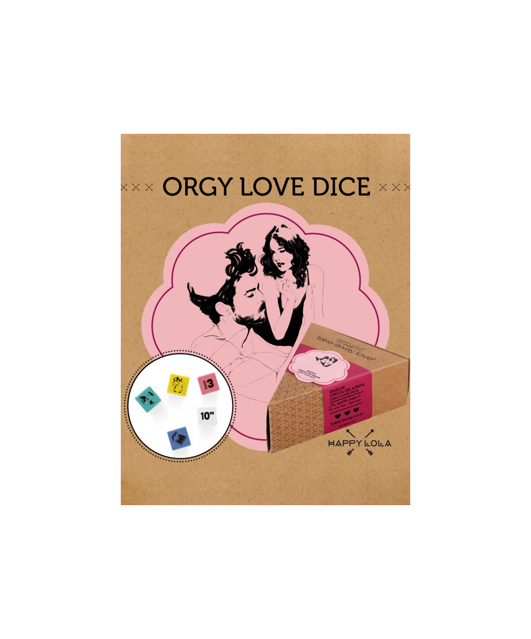 Happy Lola Orgy Love Dice