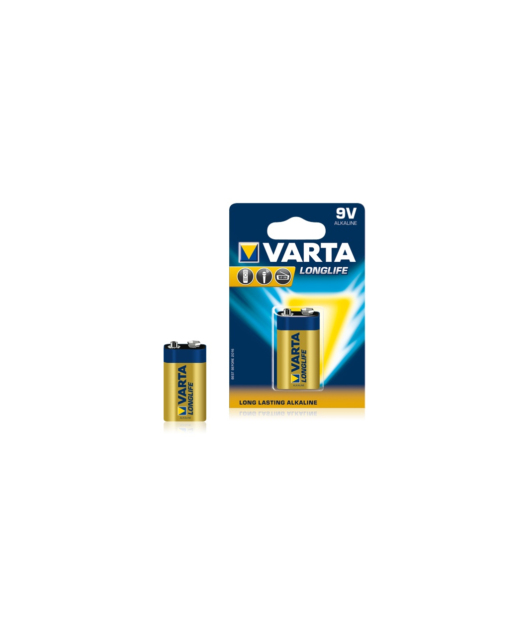 VARTA 9V батарейка (1 шт.)