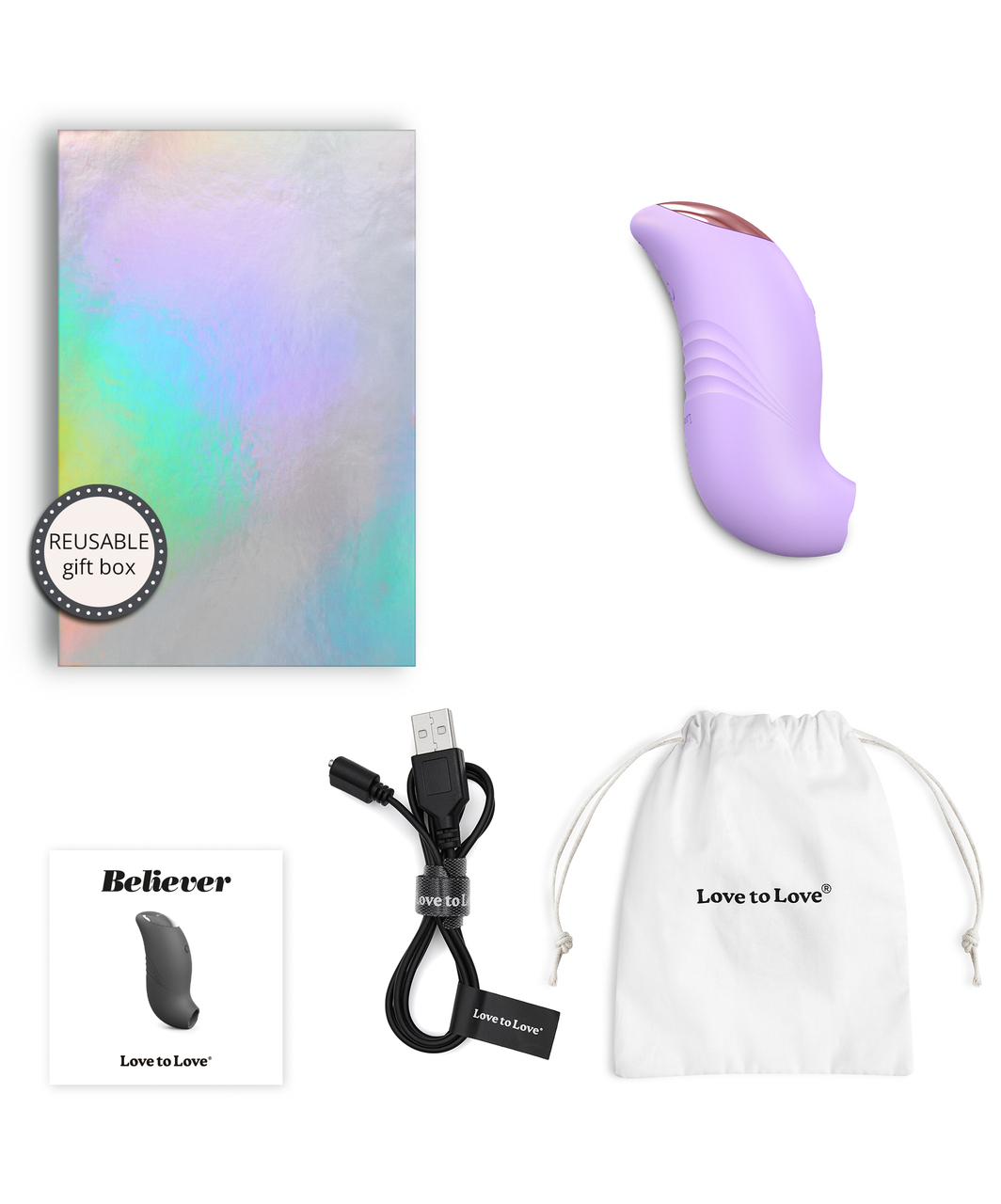 Love to Love Believer Clitoral Massager