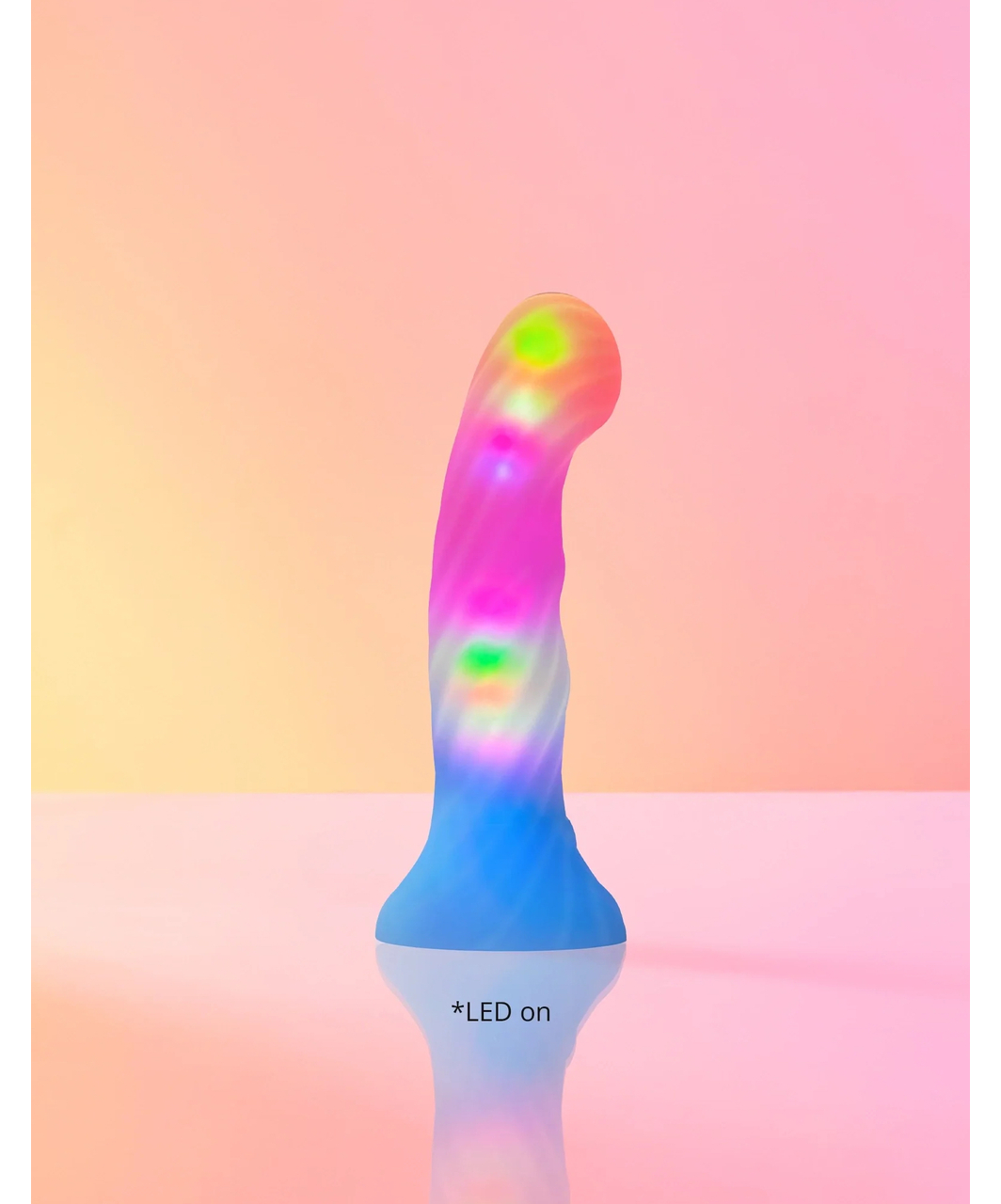 Love to Love Candy Loop dildo silikonowe z oświetleniem