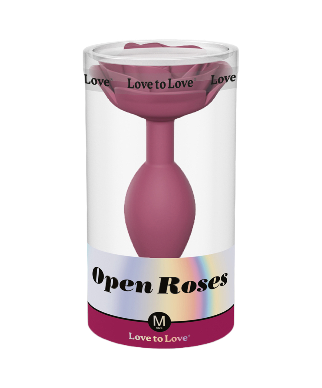 Love to Love Open Roses Plum Star M anālais stimulators