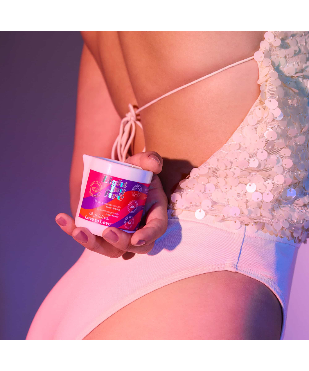 Love to Love aromaatne massaažiküünal (65 g)