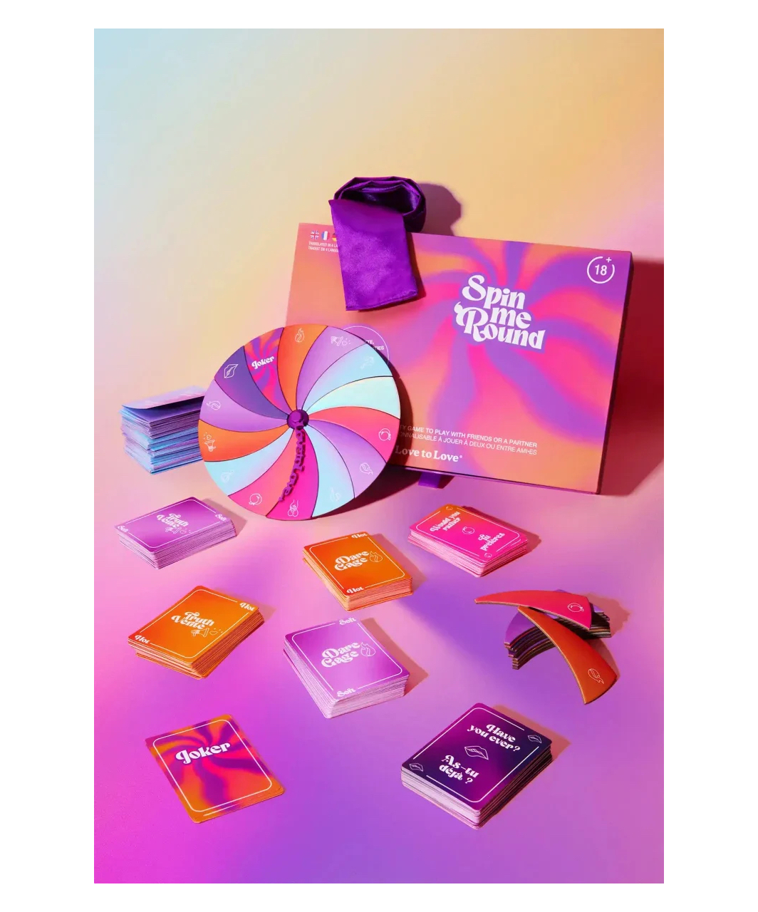 Love to Love Spin Me Round Customizable Adult Party Game