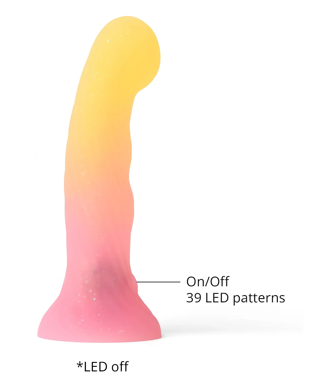 Love to Love Sugar Bomb dildo silikonowe z oświetleniem