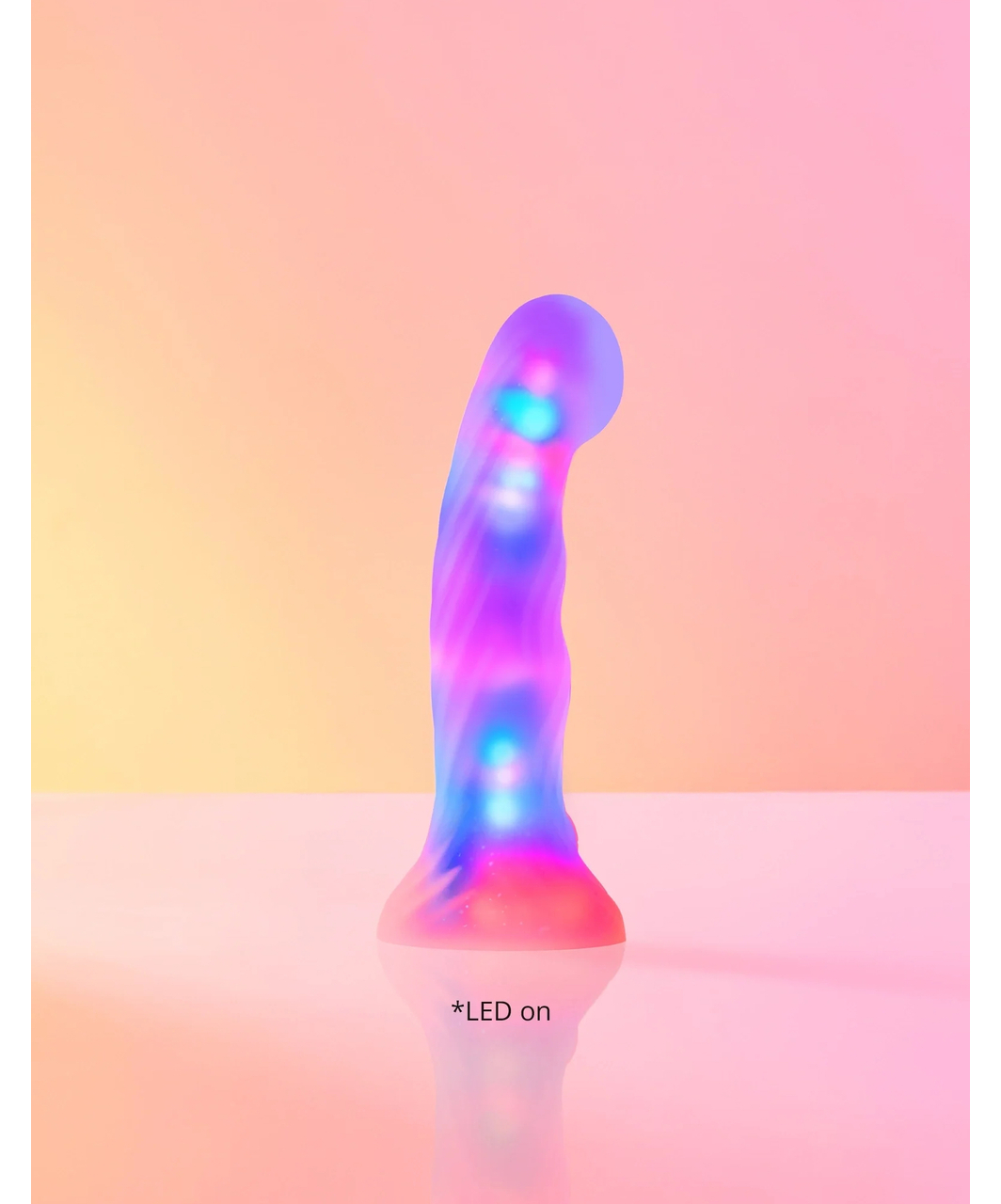 Love to Love Sugar Bomb dildo silikonowe z oświetleniem