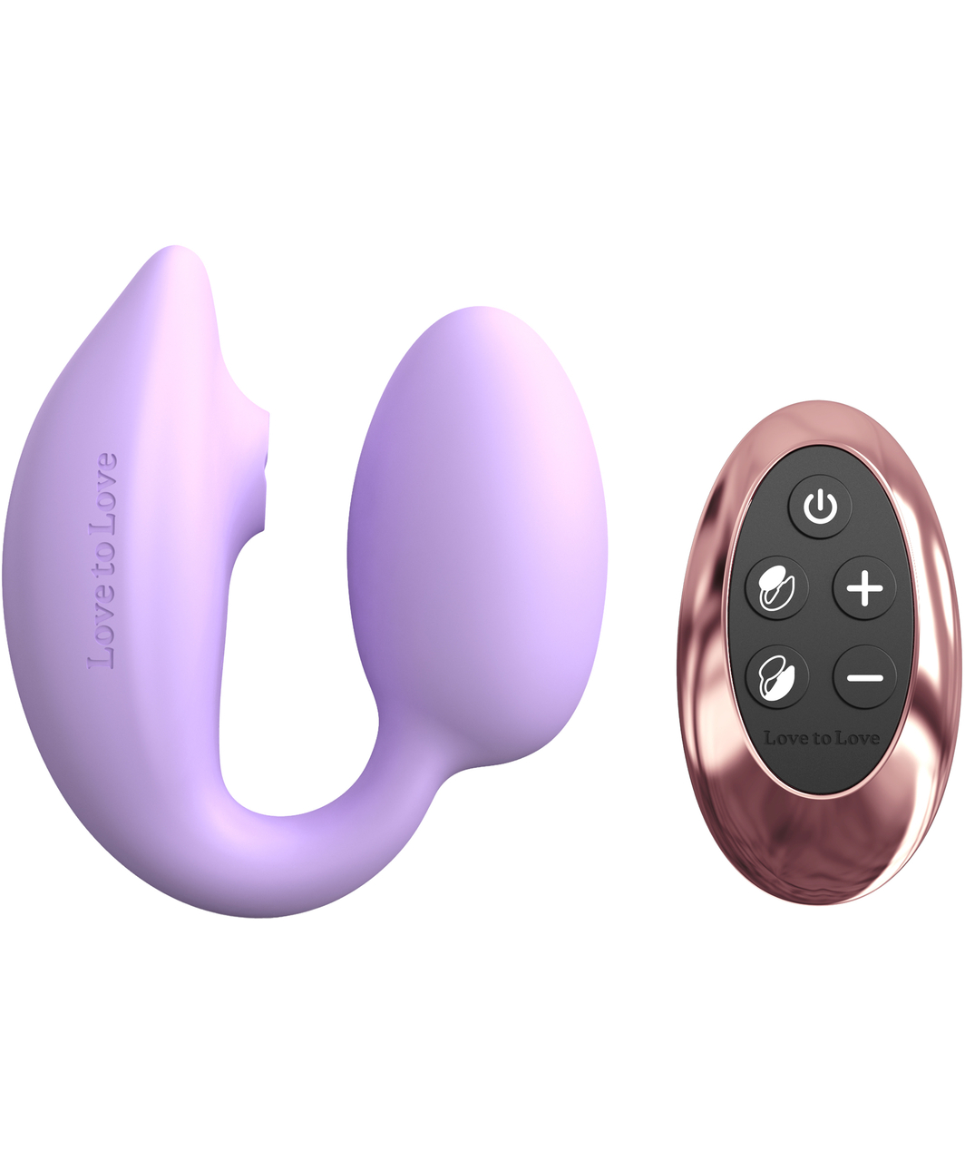 Love to Love Wonderlover vibruojantys kiaušinėlis su klitorio stimuliatoriumi