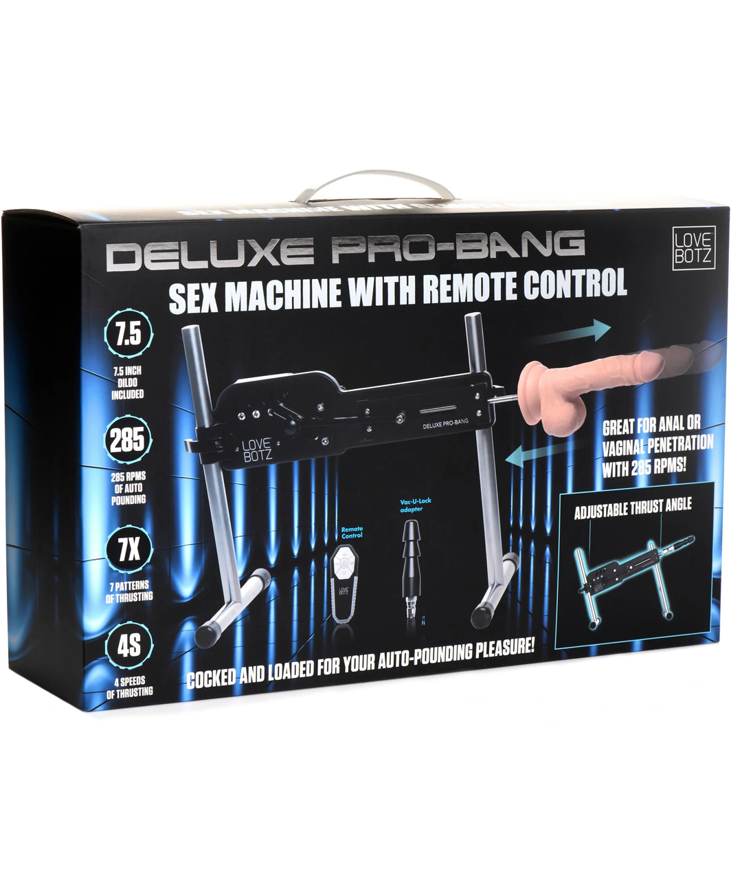Lovebotz Deluxe Pro-Bang Sex Machine With Remote Control