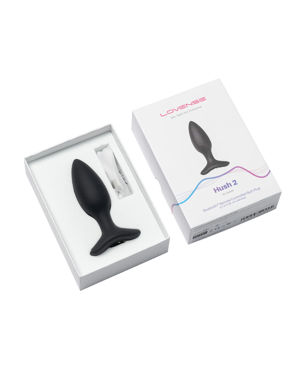Lovense Hush 2 Small programmable remote-controlled butt plug