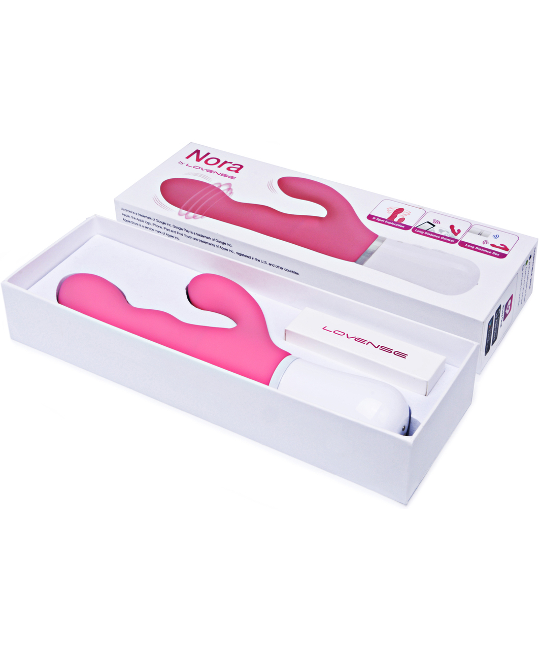 Lovense Nora app-controlled rabbit vibrator