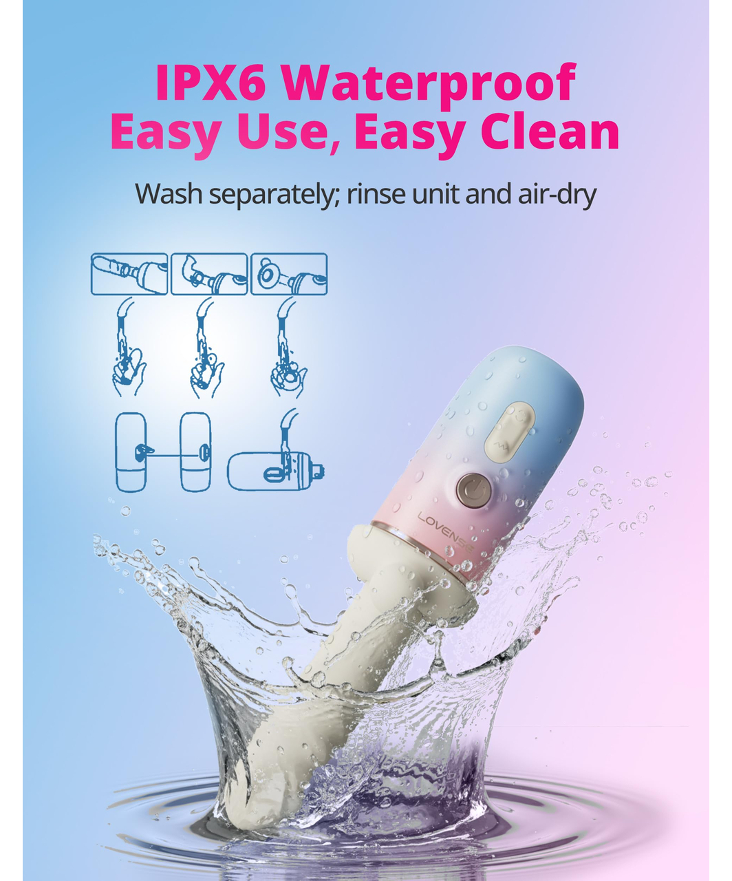 Lovense Spinel App-controlled Portable Thrusting & Heating Vibrator