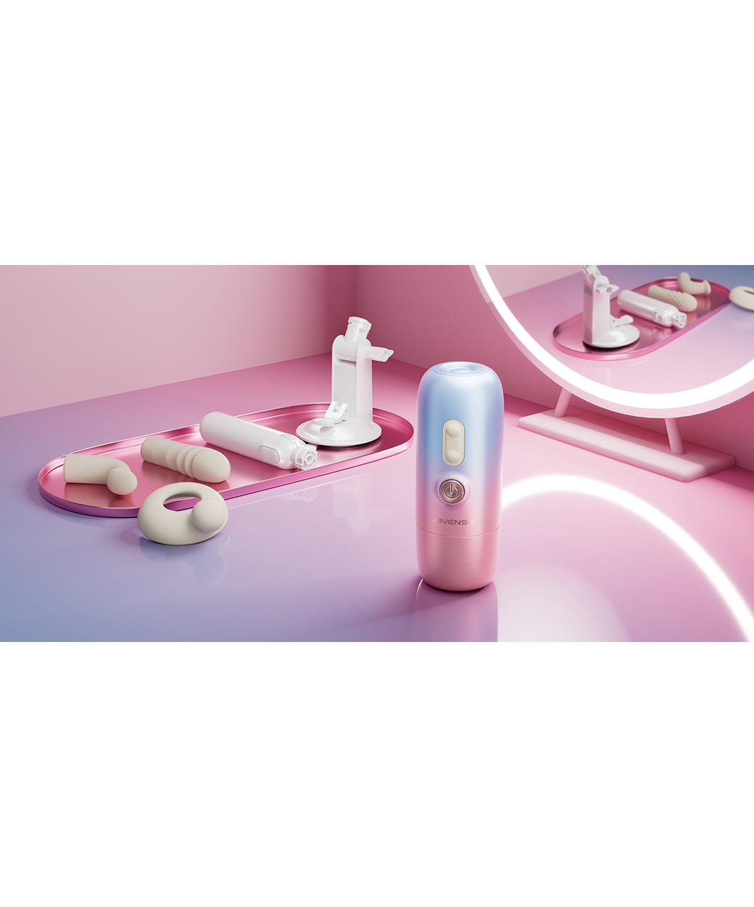 Lovense Spinel App-controlled Portable Thrusting & Heating Vibrator