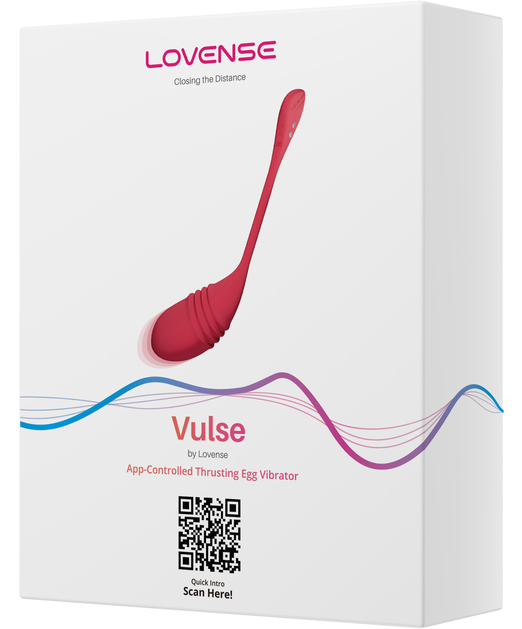 Lovense Vulse long distance control thrusting egg vibrator