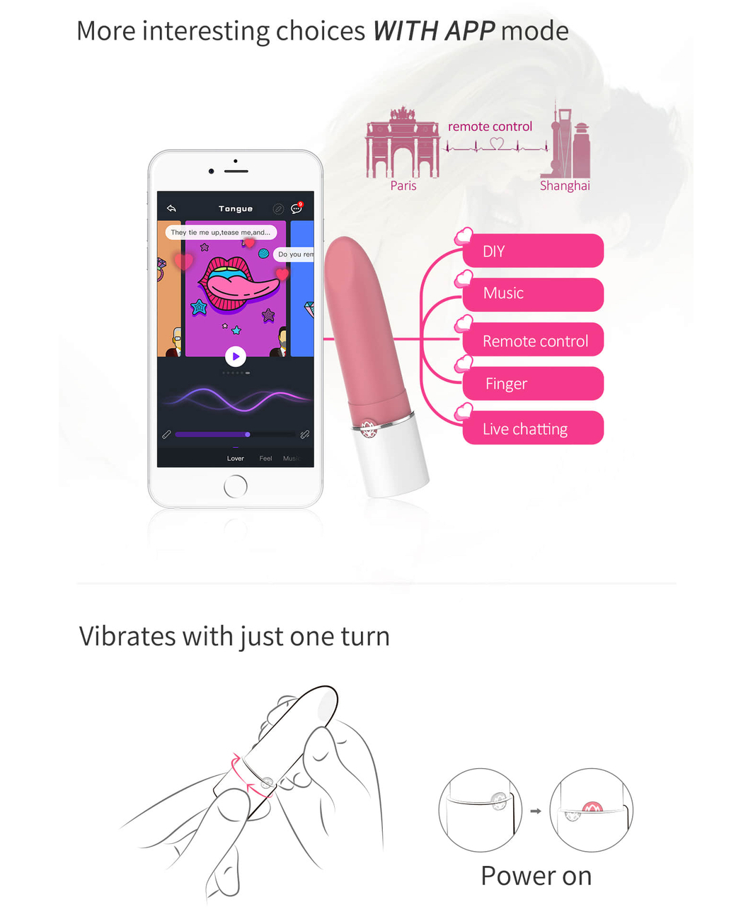 Magic Motion Magic Lotos app-controlled mini vibrator