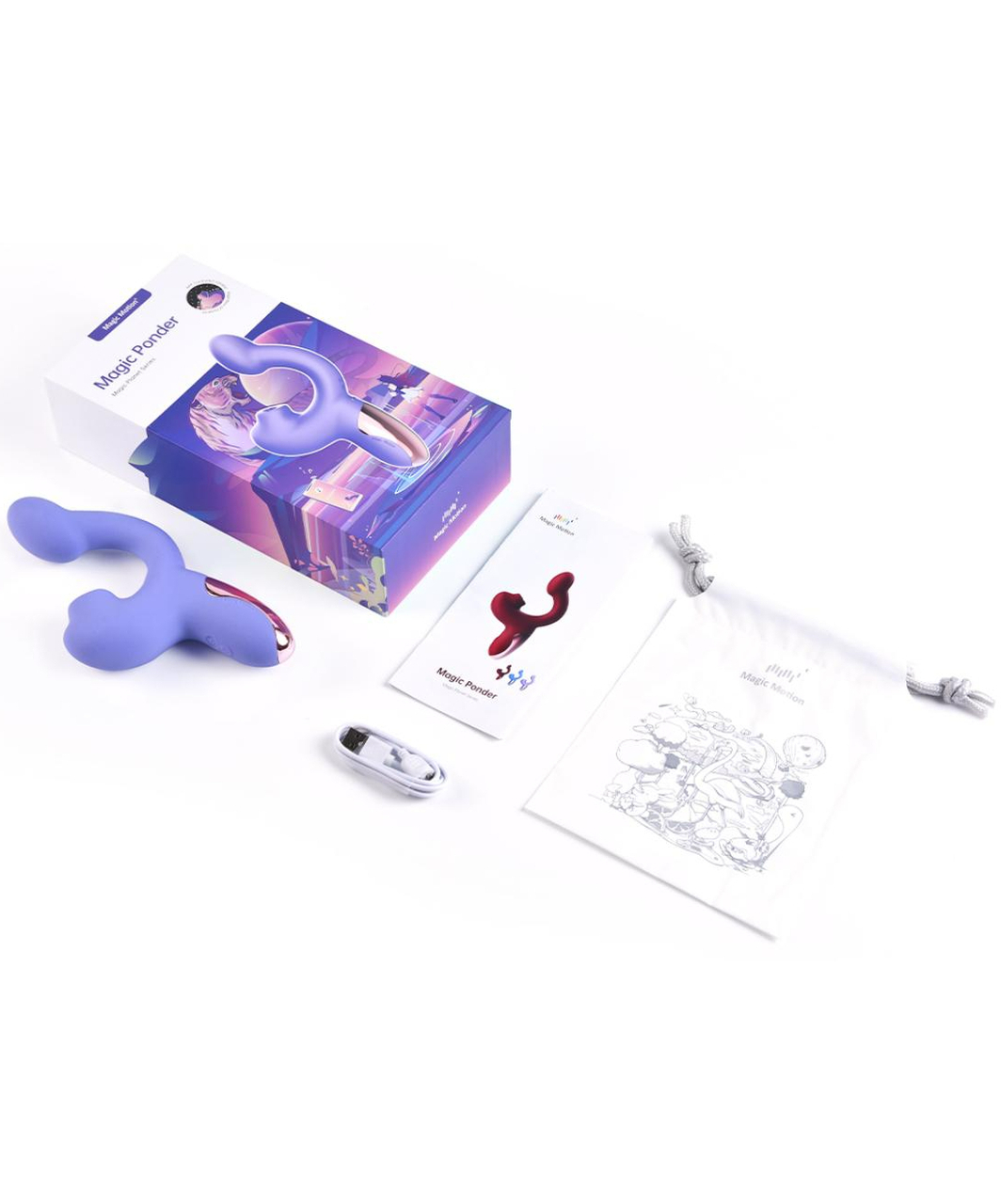Magic Motion Magic Ponder tālvadības vibrators ar klitora stimulatoru