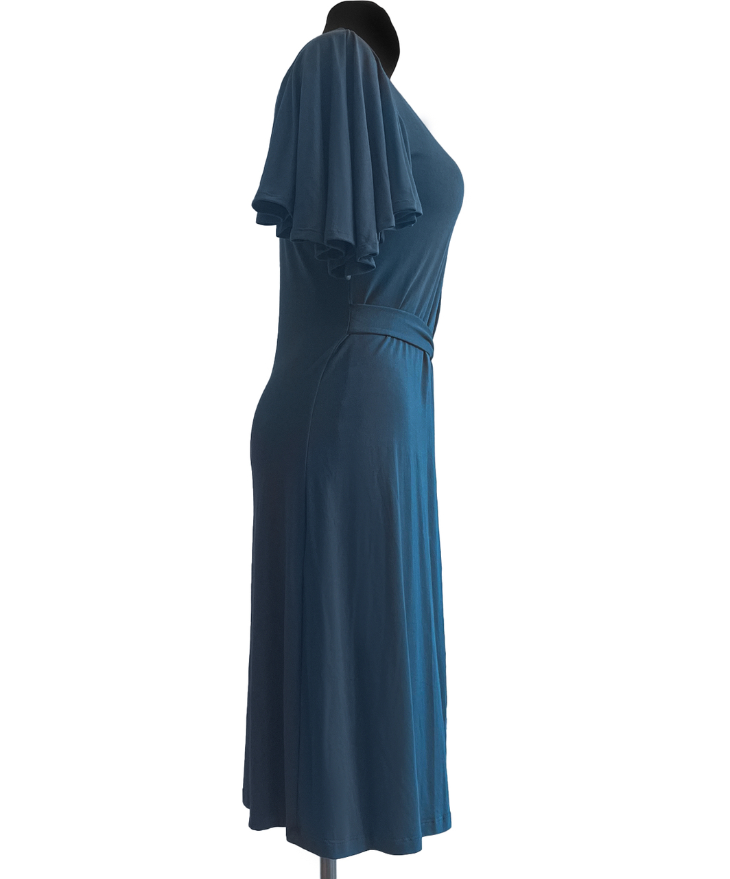 MAKE Szlafrok tencel w kolorze błękitu egejskiego