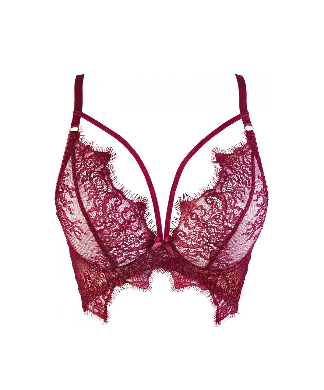 Axami Sexy Malaga Loca burgundy bralette