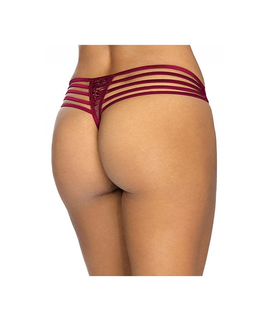 Axami Sexy Malaga Loca burgundy thong