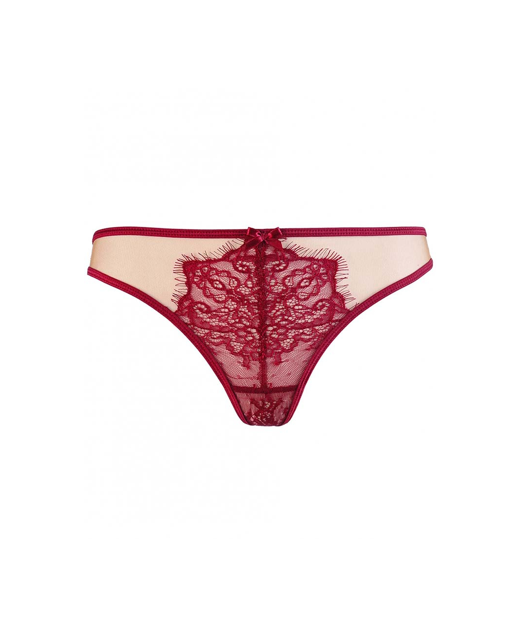 Axami Sexy Malaga Loca burgundy thong