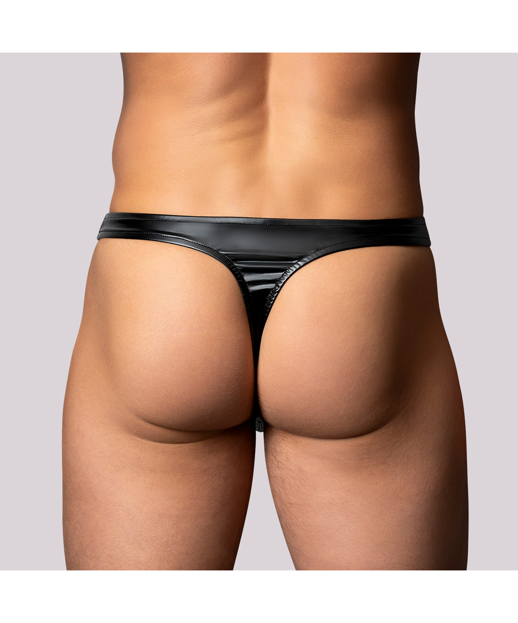 Male Power Liquid Onyx melni matēti stringi