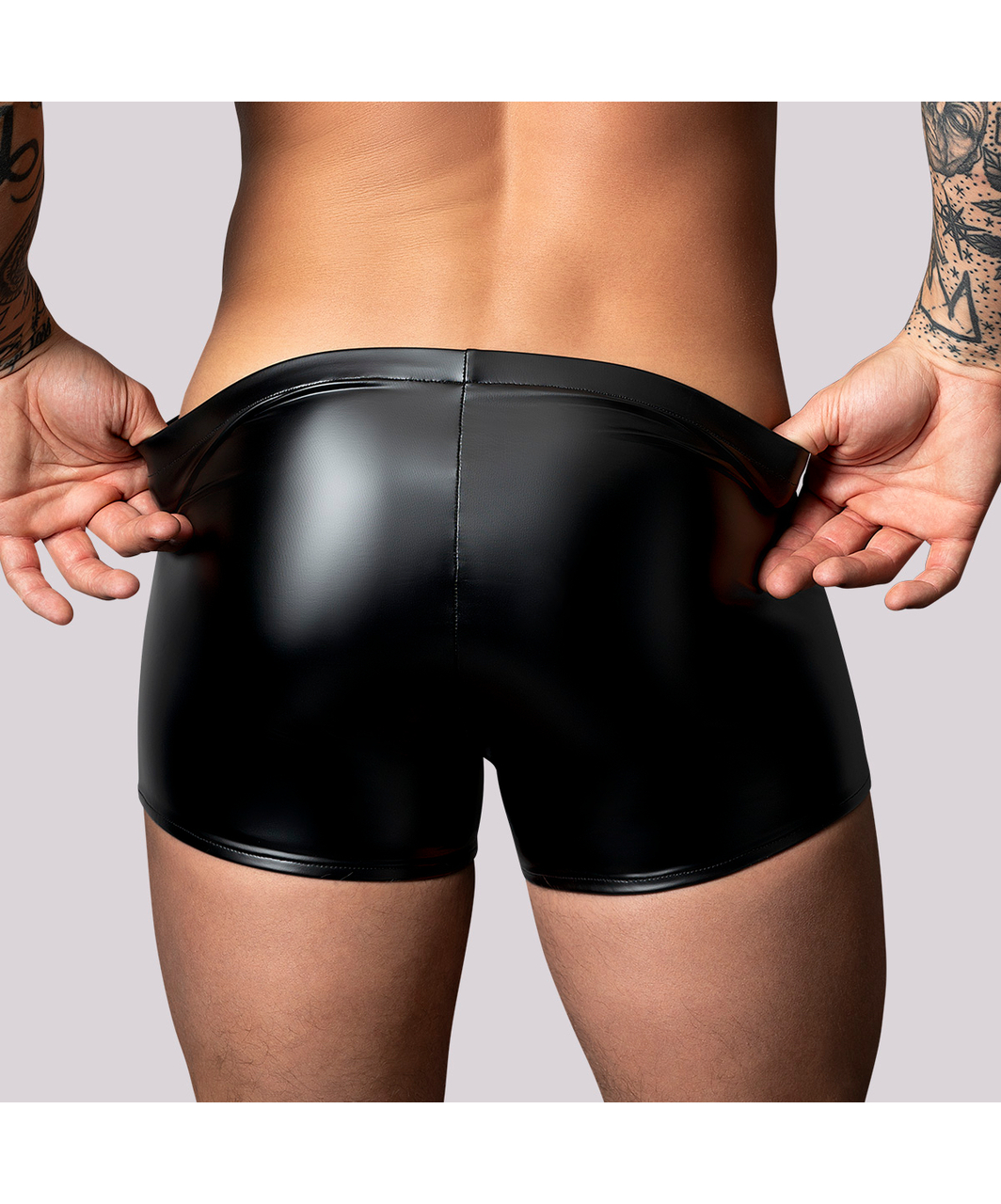 Male Power Liquid Onyx juodos matinės trumpikės