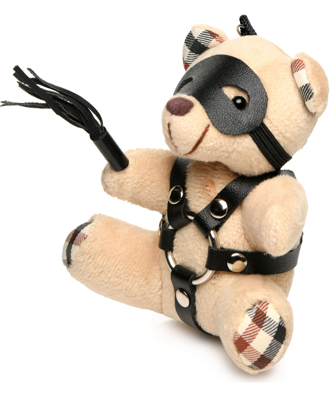 Master Series BDSM Kinky Teddy Bear raktų pakabukas