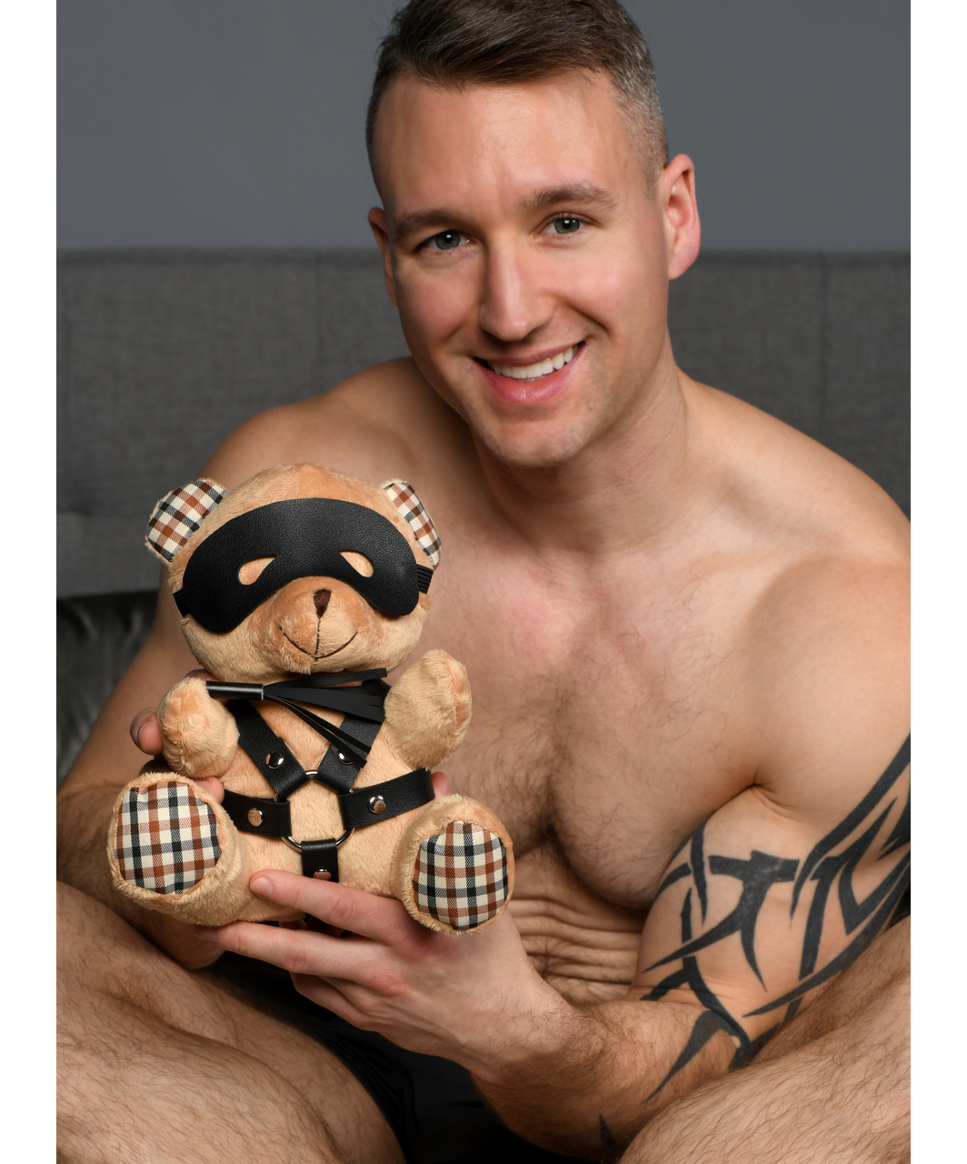 Master Series BDSM Kinky Teddy Bear pliušinis meškiukas