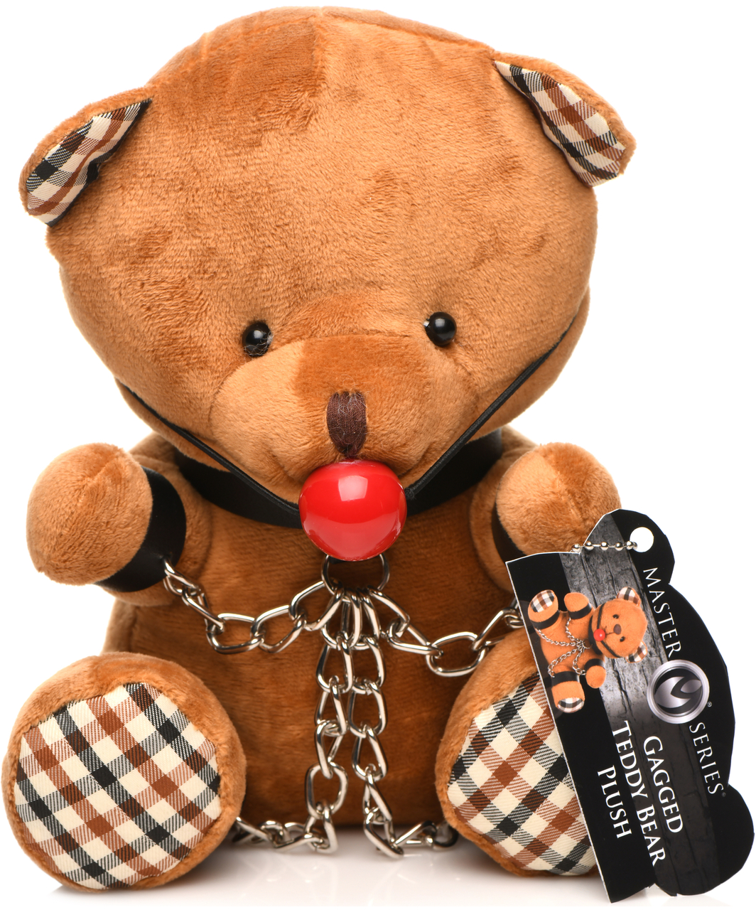 Master Series Gagged Kinky Teddy Bear plīša lācītis