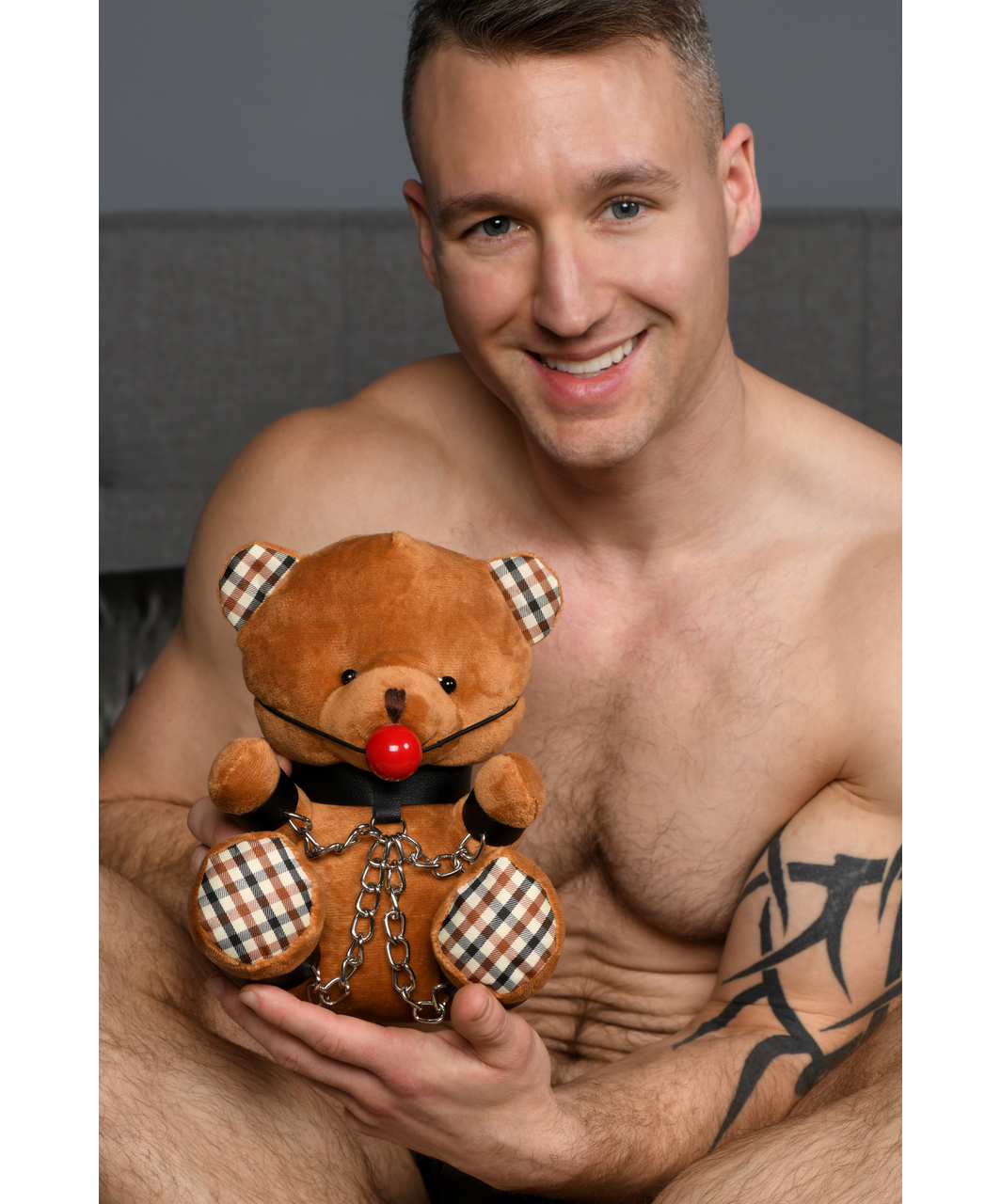 Master Series Gagged Kinky Teddy Bear plīša lācītis