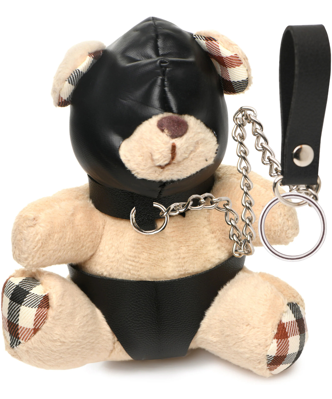 Master Series Hooded Kinky Teddy Bear Keychain