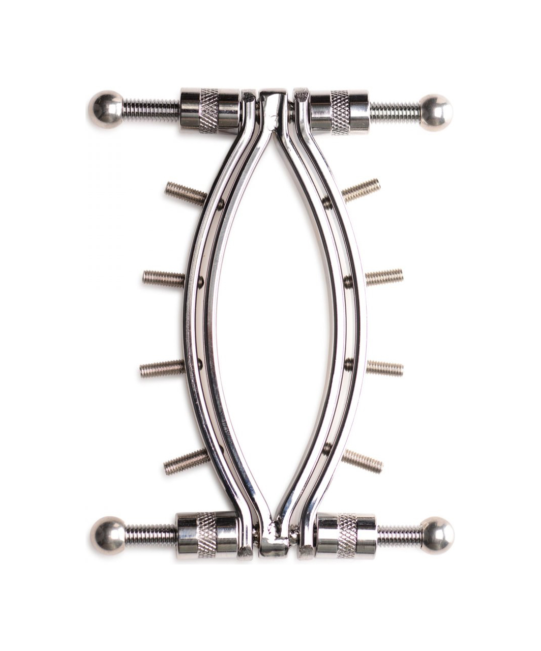 Master Series Spread 'Em Poker adjustable vulva clamp with pressure screws