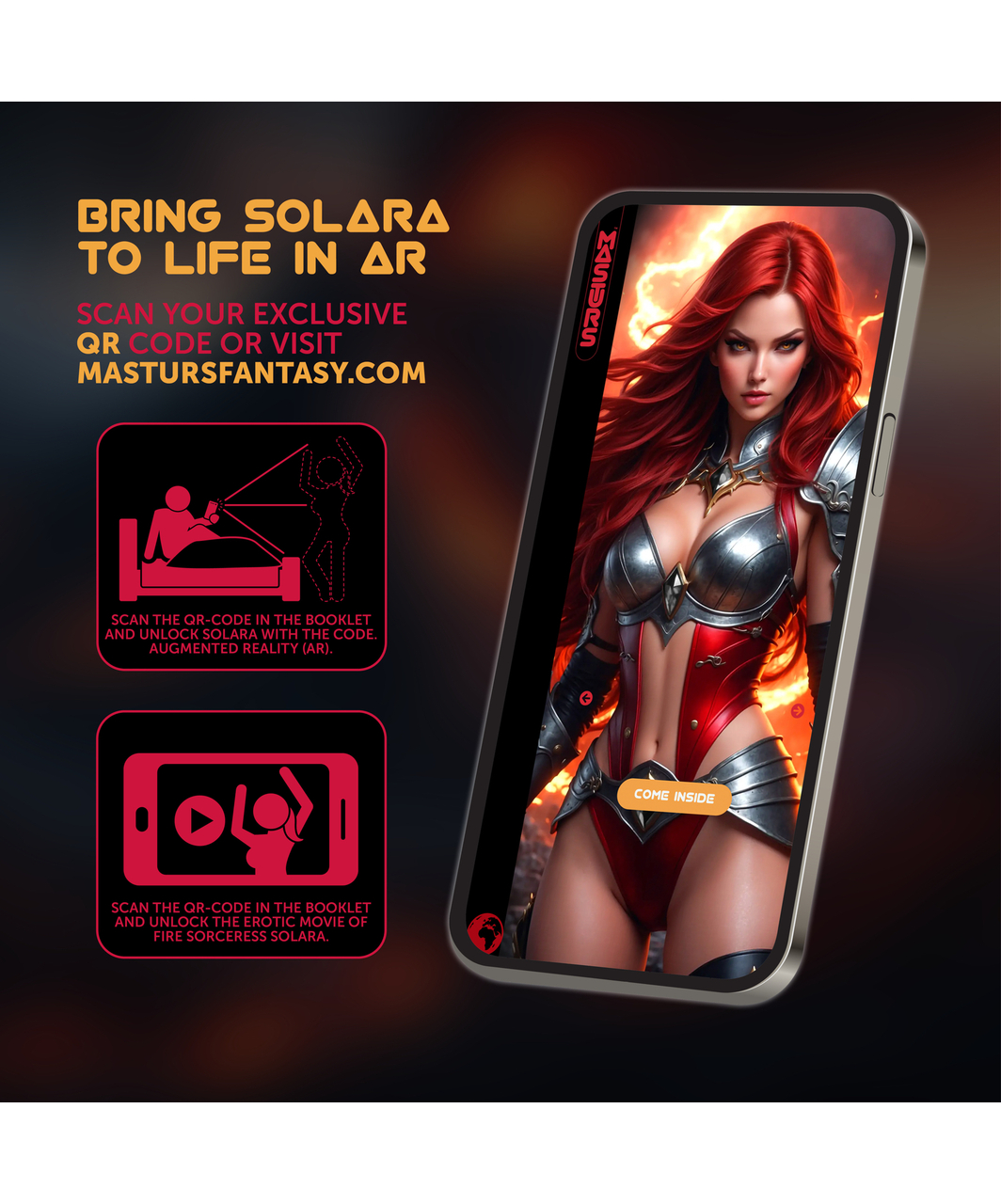 Masturs Fire Sorceress Solara monitoimimasturbaattori