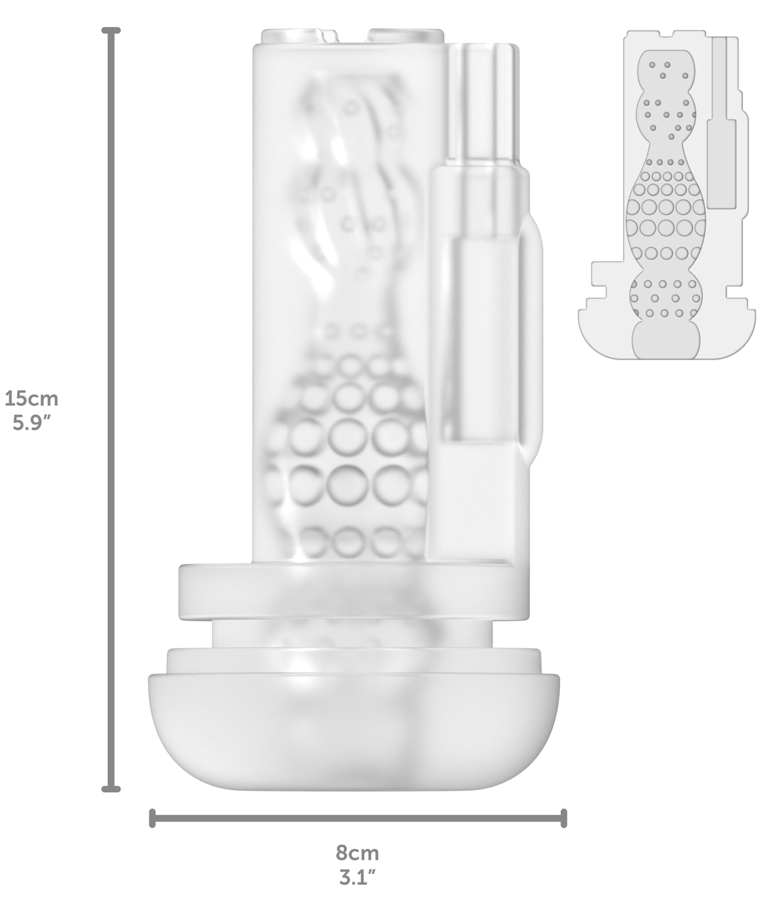 Masturs vaihdettava mansetti masturbaattorille Eloa