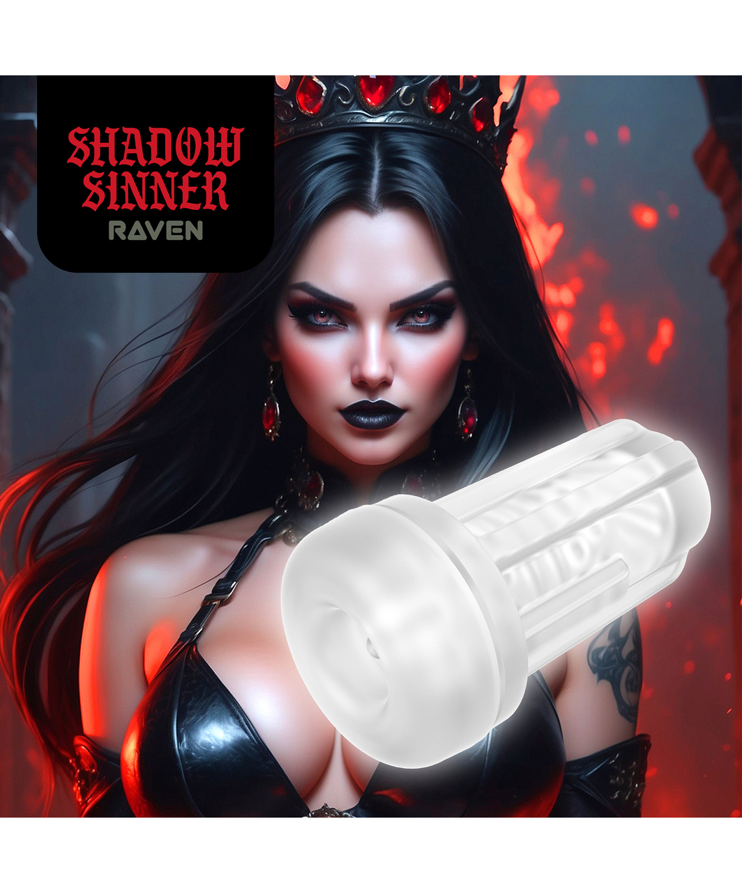 Masturs vaihdettava mansetti masturbaattorille Raven