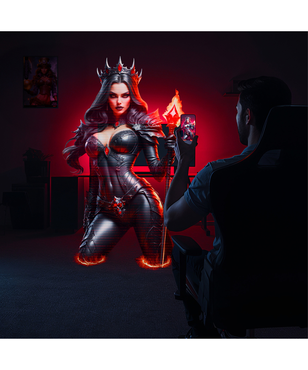 Masturs Shadow Sinner Raven monitoimimasturbaattori